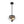 Load image into Gallery viewer, LightFixturesUSA - Farmhouse 2 - light Round Hammered Glass Pendant Light - Pendant Light - Black (Exclusive Offer) - 
