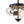 Load image into Gallery viewer, LightFixturesUSA - Farmhouse 2 - light Round Hammered Glass Pendant Light - Pendant Light - Black (Exclusive Offer) - 
