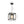 Load image into Gallery viewer, LightFixturesUSA - Farmhouse Black Dual Cage Square Lantern Pendant Light - Pendant Light - Black - 
