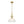 LightFixturesUSA-Farmhouse Brass 1-Light Clear Ribbed Glass Dome Pendant-Pendant Light-11.8 in-