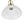 LightFixturesUSA-Farmhouse Brass 1-Light Clear Ribbed Glass Dome Pendant-Pendant Light-11.8 in-