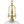 LightFixturesUSA-Farmhouse Brass 1-Light Clear Ribbed Glass Dome Pendant-Pendant Light-11.8 in-