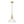 LightFixturesUSA-Farmhouse Brass 1-Light Clear Ribbed Glass Dome Pendant-Pendant Light-11.8 in-