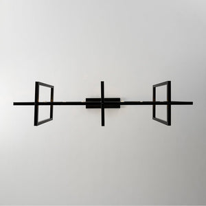 LightFixturesUSA - Farmhouse Candle Style Linear Rectangular Cage Island Chandelier - Chandelier - 47.2 in - 