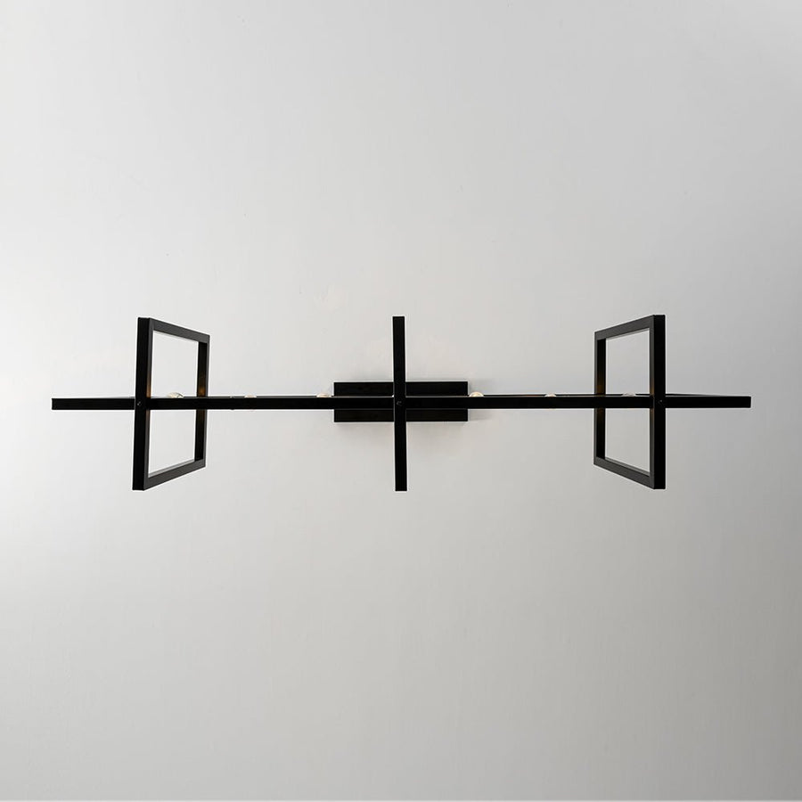 LightFixturesUSA - Farmhouse Candle Style Linear Rectangular Cage Island Chandelier - Chandelier - 47.2 in - 
