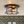 LightFixturesUSA-Farmhouse Hammered Glass Round Drum Flush Mount Light-Ceiling Light-Black-