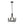 LightFixturesUSA-Farmhouse Metal Candle Style Wagon Wheel Pendant / Semi Flush-Chandelier-Black-