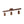 LightFixturesUSA-Farmhouse Walnut Wood 4-Light Linear Semi Flush Track Light-Ceiling Light-3-Lt-
