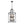 LightFixturesUSA - Farmhouse Wide Clear Glass Cylinder Cage Pendant - Chandelier - Black - 