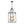 LightFixturesUSA - Farmhouse Wide Clear Glass Cylinder Cage Pendant - Chandelier - Black+Brass - 