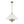 LightFixturesUSA-French 4-Light Candle Style Fabric Conical Cage Pendant-Chandelier-20 in-