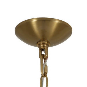 LightFixturesUSA-French 4-Light Candle Style Fabric Conical Cage Pendant-Chandelier-20 in-