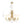 LightFixturesUSA-French 6-Light Frosted Glass Shade Scrolling Chandelier-Chandelier-Brass-