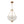 LightFixturesUSA-French Antique Brass Bronze Crystal Round Cage Chandelier-Ceiling Light-18 in-
