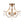 LightFixturesUSA-French Antique Crystal Candle Empire Cage Semi Flush Mount-Ceiling Light-17 in-