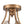 LightFixturesUSA-French Antique Crystal Candle Empire Cage Semi Flush Mount-Ceiling Light-17 in-