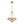 LightFixturesUSA - French Antique Gold Geometric Water Glass Cage Chandelier - Chandelier - 23 in - 