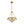 LightFixturesUSA - French Antique Gold Geometric Water Glass Cage Chandelier - Chandelier - 23 in - 