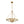LightFixturesUSA - French Antique Gold Geometric Water Glass Cage Chandelier - Chandelier - 23 in - 