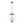 LightFixturesUSA-French Brass Candle Style Clear Glass Globe Pendant Light-Pendant Light-15.7 in-