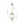 LightFixturesUSA-French Brass Candle Style Clear Glass Globe Pendant Light-Pendant Light-15.7 in-