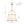 LightFixturesUSA-French Brass Large White Fabric Drum Lantern Chandelier-Chandelier-22.8 in-