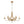 LightFixturesUSA - French Classic Brass Scrolling Candle Style Chandelier - Chandelier - 28.7 in. - 