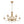 LightFixturesUSA - French Classic Brass Scrolling Candle Style Chandelier - Chandelier - 28.7 in. - 