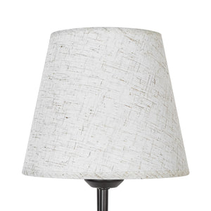 LightFixturesUSA-French Country 1-Light Beige Fabric Cone Armed Wall Sconce-Wall Sconce-2 Packs-