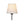 LightFixturesUSA-French Country 1-Light Beige Fabric Cone Armed Wall Sconce-Wall Sconce-2 Packs-