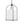 LightFixturesUSA-French Country 3-Light Round White Fabric Drum Lantern Pendant-Chandelier-18 in-