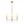 LightFixturesUSA - French Country 4 - Light Fabric Round Candle Style Chandelier - Chandelier - Brass - 