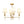 LightFixturesUSA - French Country 4 - Light Fabric Round Candle Style Chandelier - Chandelier - Brass - 