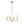 LightFixturesUSA - French Country 4 - Light Fabric Round Candle Style Chandelier - Chandelier - Brass - 
