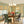 LightFixturesUSA - French Country 4 - Light Fabric Round Candle Style Chandelier - Chandelier - Brass - 
