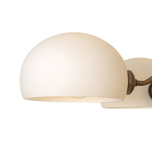 LightFixturesUSA - French Country 4 - Light Frosted Glass Round Sputnik Chandelier - Chandelier - Brass - 