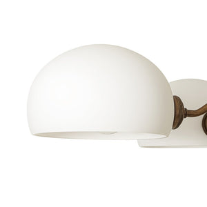 LightFixturesUSA - French Country 4 - Light Frosted Glass Round Sputnik Chandelier - Chandelier - Brass - 