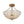 LightFixturesUSA-French Country Antique Round Crystal Cage Semi Flush Mount-Chandelier-15.7 in-