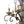 LightFixturesUSA-French Country Antique Weathered Wood Candle Chandelier-Chandelier-22.6 in-