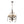 LightFixturesUSA-French Country Antique Weathered Wood Candle Chandelier-Chandelier-22.6 in-