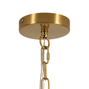 LightFixturesUSA - French Country Brown Woven Rope Wide Drum Semi Flush Chandelier - Chandelier - 23.6 in - 