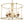 LightFixturesUSA-French Country Distressed Beige Metal Drum Candle Cage Pendant-Chandelier-15.7 in-