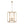 LightFixturesUSA-French Country Distressed Gold Candle Style Cylinder Lantern Chandelier-Chandelier-Gold-