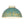LightFixturesUSA - French Country Weathered Gilded Patina Teal Dome Flush Mount - Pendant Light - 13.8 in - 