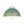 LightFixturesUSA - French Country Weathered Gilded Patina Teal Dome Flush Mount - Pendant Light - 13.8 in - 