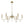 LightFixturesUSA - French Country White Wood Brass Iron Candle Chandelier - Chandelier - 38 in - 