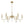 LightFixturesUSA - French Country White Wood Brass Iron Candle Chandelier - Chandelier - 38 in - 