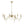 LightFixturesUSA - French Country White Wood Brass Iron Candle Chandelier - Chandelier - 38 in - 