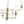 LightFixturesUSA - French Cylinder Ribbed Glass Round Tiered Candle Chandelier - Chandelier - Brass - 