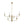 LightFixturesUSA - French Cylinder Ribbed Glass Round Tiered Candle Chandelier - Chandelier - Brass - 